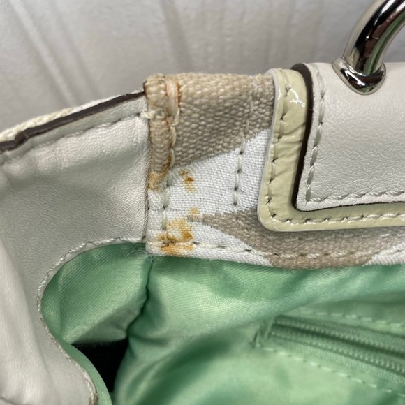 Cream Colored Coach Purse - Picture 4 of 14